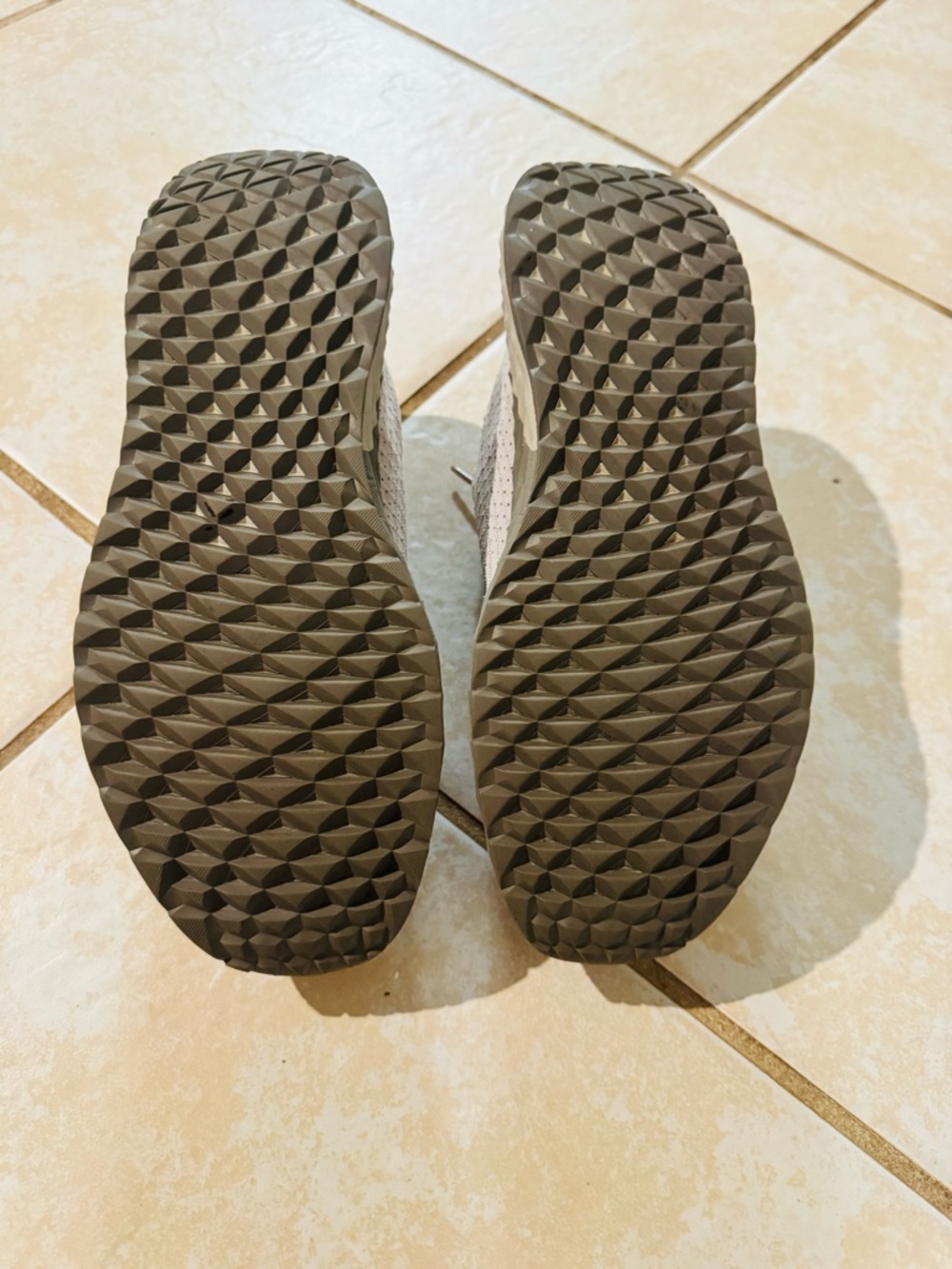NOBULL Beige Knit Trainer with Blue Insole - Picture 7 of 8
